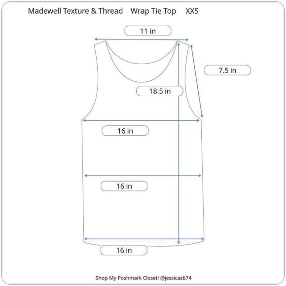 Madewell Texture & Thread Wrap-Tie Top - Picture 7 of 8